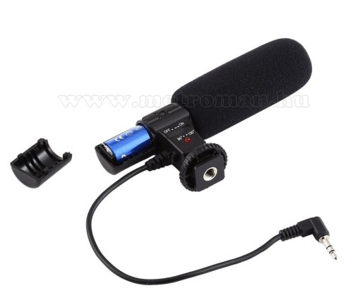 Sztereó mikrofon videó kamerához és DSLR fényképezőhöz MP6010
