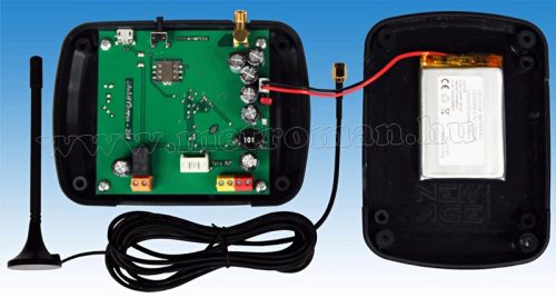GSM hőmérő, hőmérséklet riasztó és fűtés távirányító MobilTherm-2-MA