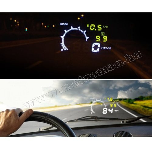 OBD2 HUD Display projektor fedélzeti komputer MW02