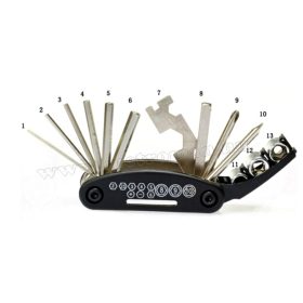   Zseb imbuszkulcs, csavarhúzó és kerékpár szerszámkészlet MW18A