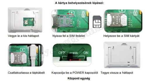 Vezeték nélküli GSM okos riasztó Matigard Air