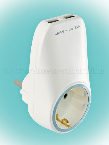 Hálózati aljzat USB töltőaljzatokkal NV2100USB