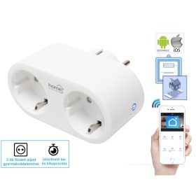   Wifi Okos Konnektor és Intelligens Fogyasztásmérő Android és iPhone Távirányítással NVS32PRO