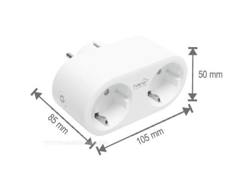 Wifi Okos Konnektor és Intelligens Fogyasztásmérő Android és iPhone Távirányítással NVS32PRO