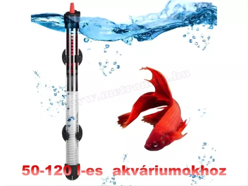 Akváriumfűtő vízmelegítő termosztáttal 100W MO957