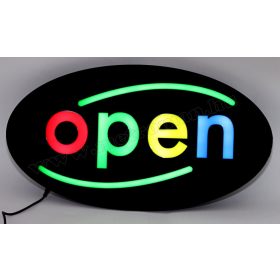 LED világító reklám tábla, OPEN SMD