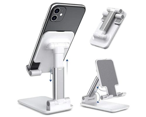 Összecsukható asztali telefontartó, tablet tartó állvány MP24WH