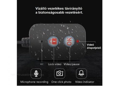 Vízálló motoros menetrögzítő kamera MP30MOTO