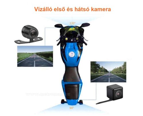 Vízálló motoros menetrögzítő kamera MP30MOTO