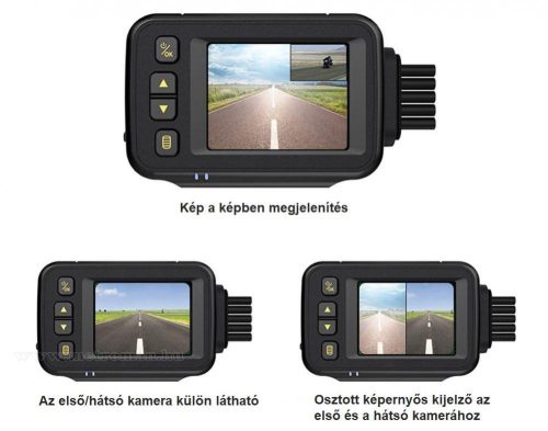 Vízálló motoros menetrögzítő kamera MP30MOTO