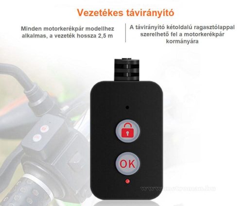 Vízálló motoros menetrögzítő kamera MP30MOTO