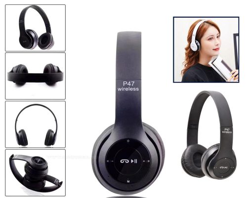 Bluetooth fejhallgató SD MP3 lejátszóval MP47BT