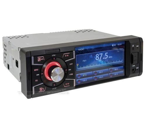 Bluetooth multimédiás autórádió fejegység 4"-os LCD monitorral Clementine MP5-9545BT LCD