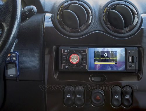 Bluetooth multimédiás autórádió fejegység 4"-os LCD monitorral Clementine MP5-9545BT LCD