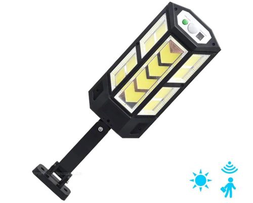 Napelemes udvari kerti LED lámpa mozgásérzékelővel MP897C-SOLAR