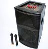 Aktív hangfal karaoke szett, USB/SD MP3 Bluetooth hangszóró vezeték nélküli mikrofonnal PAX25BT SZETT