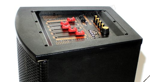 Aktív hangfal karaoke szett, USB/SD MP3 Bluetooth hangszóró vezeték nélküli mikrofonnal PAX25BT SZETT