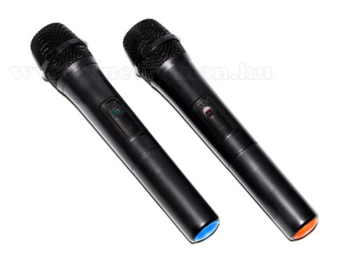 Aktív hangfal karaoke szett, USB/SD MP3 Bluetooth hangszóró vezeték nélküli mikrofonnal PAX25BT SZETT