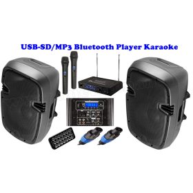   Karaoke szett Vezeték nélküli mikrofonnal, USB-SD Mp3 és Bluetooth zenelejátszóval PAX25PRO/A-MVN500