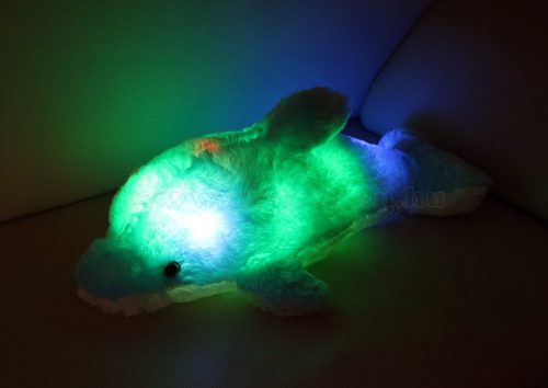 Plüss Delfin LED hangulat világítással PD 01/BL