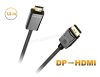 DisplayPort - HDMI kábel 3D 4K MPO2850