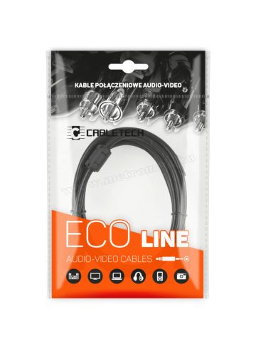 3RCA-3RCA kábel 1,8 m Cabletech Eco-Line 