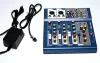 Audió 4 csatornás DJ és Karaoke Keverőpult USB MP3 lejátszóval PRMX4