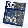 Audió 4 csatornás DJ és Karaoke Keverőpult USB MP3 lejátszóval PRMX4