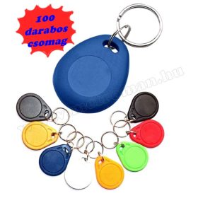 Proxy beléptető kártya kulcstartóra 100 darabos csomag