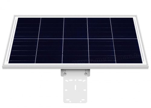60 Wattos napelem panel beépített 20Ah Lítium akkumulátorral megfigyelő kamerákhoz PSF60W20A-Li SOLAR