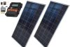 12V 2x150 Watt napelemes töltő szett töltésvezérlővel Poly Solar MPVPOLY300W-1688-PWM