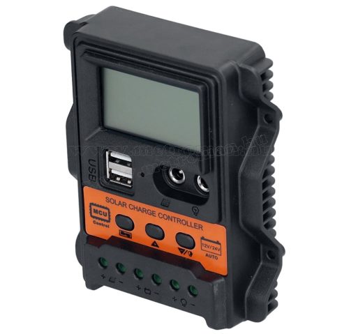 12V 2x150 Watt napelemes töltő szett töltésvezérlővel Poly Solar MPVPOLY300W-1688-PWM