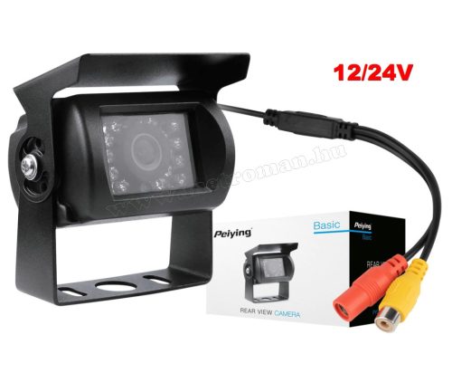 Univerzális teherautó, kamion, lakókocsi, busz infrás tolatókamera Peiying MPY0101M