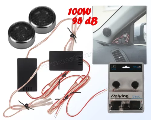Autós magassugárzó hangváltóval 100 W Peiying MPYT58