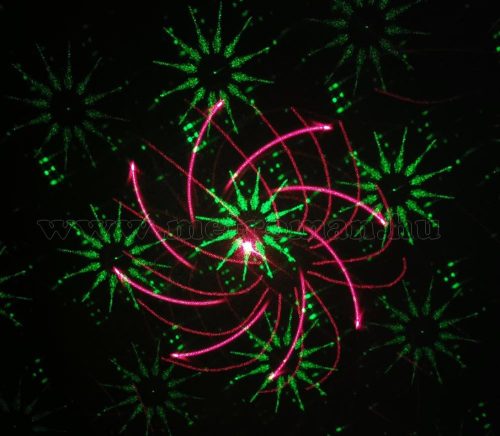 RGB LED és Lézer Diszkó Party fényeffekt MQ1RGB-PRO