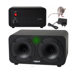   Nagyteljesítményű ultrahangos rágcsálóriasztó, egér patkány nyestriasztó XTREME MR04-HQ