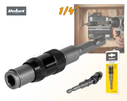 Mágneses bittartó és hosszabbító 1/4" Cr-V  MRB1113
