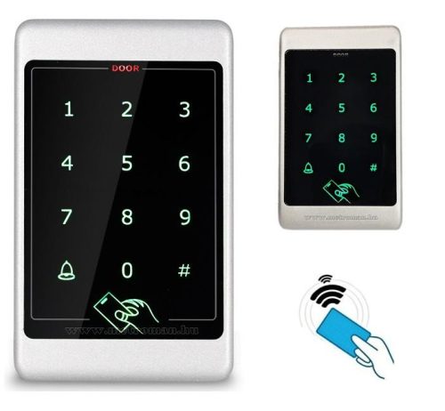 Érintőgombos kód és kártyás beléptető RFID-MA55-IP65