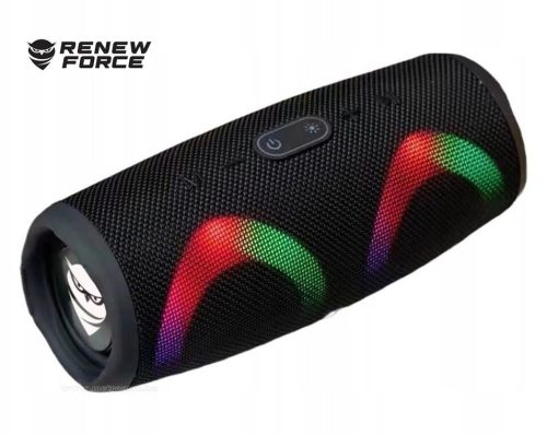 Hordozható Bluetooth hangszóró RenewForce M3-BT Black