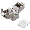 Szerszám nélkül szerelhető RJ45 csatlakozó aljzat MRJ10CAT6A