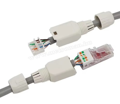 Szerszám nélkül szerelhető RJ45 csatlakozó MRJ45CAT6DP