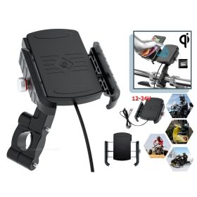   Kormányra szerelhető motoros telefontartó és vezeték nélküli telefon töltő MRP5914