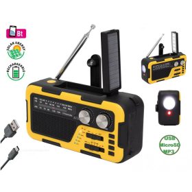   Napelemes Bluetooth zseb rádió és multimédia lejátszó MRPH2