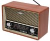 Asztali retro rádió és USB/SD MP3 Bluetooth Multimédia Zenelejátszó RRT 4B