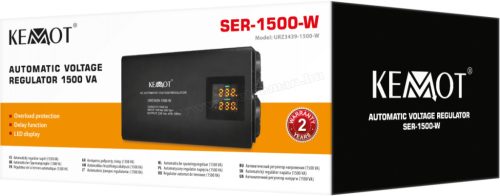 Automata hálózati feszültség stabilizátor 230V Kemot SER-1500W