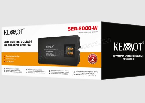 Automata hálózati feszültség stabilizátor 230V Kemot SER-2000W