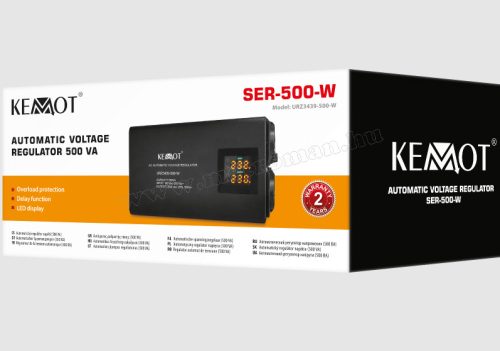 Automata hálózati feszültség stabilizátor 230V Kemot SER-500W