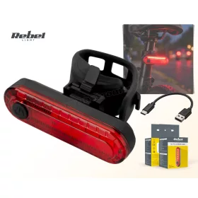 Újratölthető kerékpár hátsó lámpa Rebel MRZ3499USB