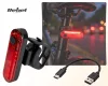 Újratölthető kerékpár hátsó lámpa Rebel MRZ3499USB