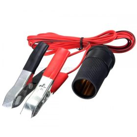 Akkura csíptethető szivargyújtó csatlakozó aljzat